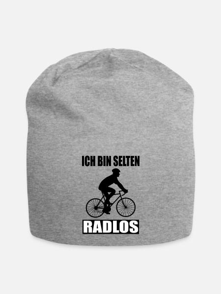 Fahrrad - Jersey-Beanie - Grau meliert