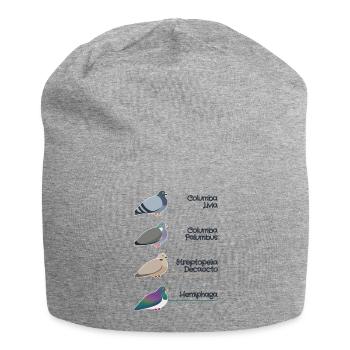 Lateinische Bezeichnung für Taube - Columba Livia - Jersey-Beanie - Grau meliert - Vorne
