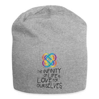 INFINITY No.1 - Jersey-Beanie - Grau meliert - Vorne