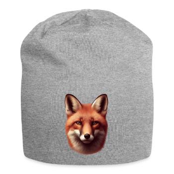 Fuchs - Jersey-Beanie - Grau meliert - Vorne