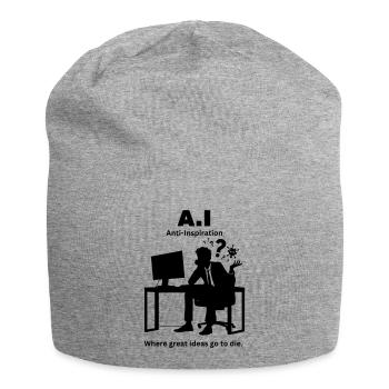 A.I - Intérêt artificiel Simuler l’enthousiasme un moi - Bonnet en jersey - gris chiné - Devant