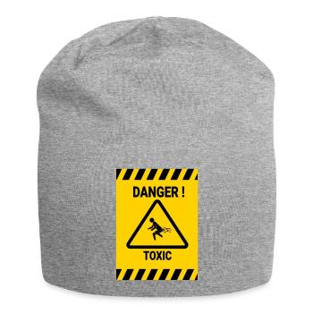 Danger toxic - Jersey Beanie - heather grey - Front