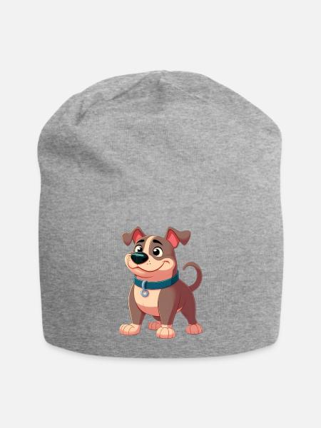 Pitbull 4 - Jersey-Beanie - Grau meliert