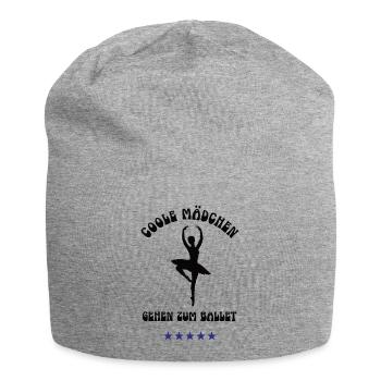 COOLE MÄDCHEN GEHEN ZUM BALLETT Outfit Tänzerin - Jersey-Beanie - Grau meliert - Vorne