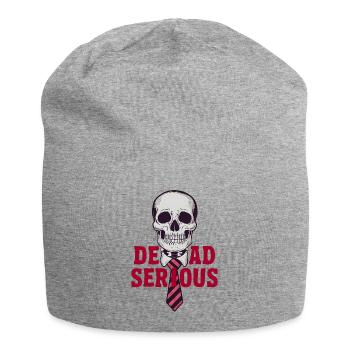 Mort sérieux - Bonnet en jersey - gris chiné - Devant