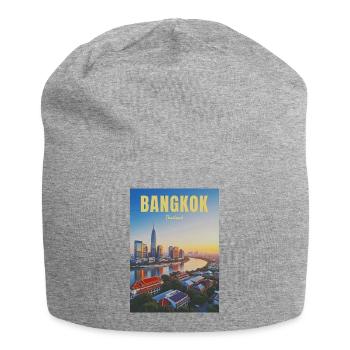 Bangkok City Thailand - Jersey-Beanie - Grau meliert - Vorne