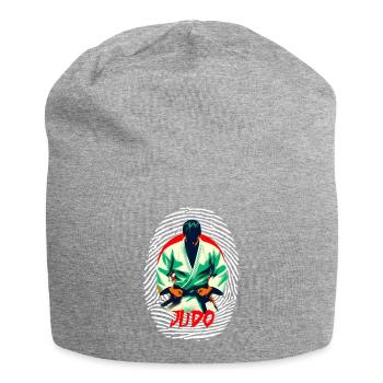 Judo - Bonnet en jersey - gris chiné - Devant