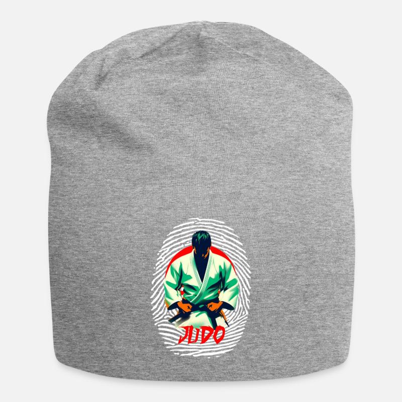 Judo - Jersey-Beanie - Grau meliert