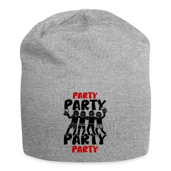 Party Team Feiern Urlaub - Jersey-Beanie - Grau meliert - Vorne