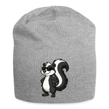 mouffette - Bonnet en jersey - gris chiné - Devant