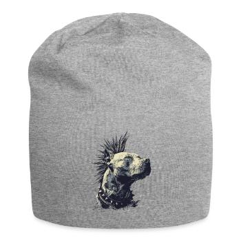 American Staffordshire Terrier Punk Rock - Bonnet en jersey - gris chiné - Devant