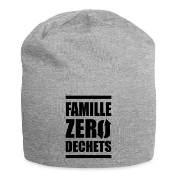 Zero Waste Familie - Jersey-Beanie - Grau meliert - Vorne