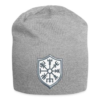 Vegvisir Schild Symbolik - Jersey-Beanie - Grau meliert - Vorne