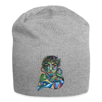 Mère Nature en Mouvement - Bonnet en jersey - gris chiné - Devant