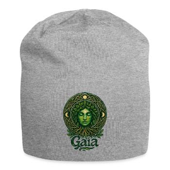 Gaia - Mother Nature - Tree of Life - Jersey Beanie - heather grey - Front