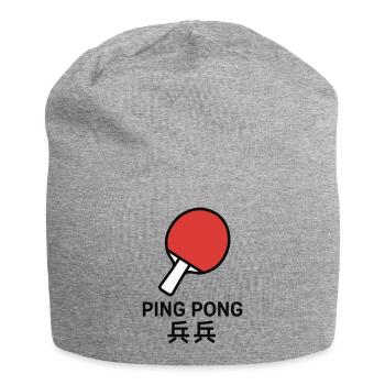 Raquette de Ping-Pong - Tennis de table - Bonnet en jersey - gris chiné - Devant