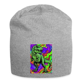 dinosaur - Jersey Beanie - heather grey - Front