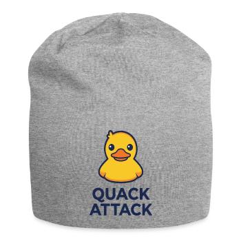 Graphique du canard en caoutchouc de l’attaque coin-coinard - Bonnet en jersey - gris chiné - Devant