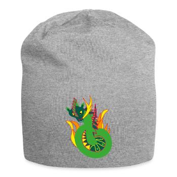 Dragon de Feu, Abstraction - Bonnet en jersey - gris chiné - Devant