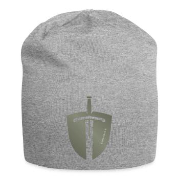 Épée et bouclier chrétiens fermes Éphésiens6 - Bonnet en jersey - gris chiné - Devant
