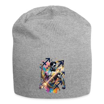 Sagittaire_Astro_Homme - Bonnet en jersey - gris chiné - Devant