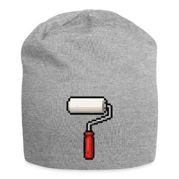 Conception artistique des rouleaux à peinture - Bonnet en jersey - gris chiné - Devant