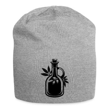 Huile d’olive - Bonnet en jersey - gris chiné - Devant