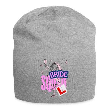 Brauttruppen-Konfetti-Illustration - Jersey-Beanie - Grau meliert - Vorne
