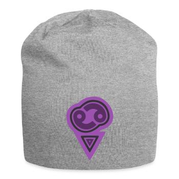 Zodiac Tribal Cancer and Water - Jersey Beanie - heather grey - Front