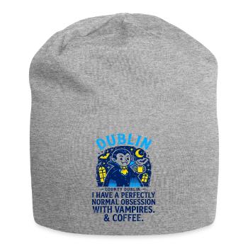 County Dublin Vampire And Coffee Obsession - Jersey-Beanie - Grau meliert - Vorne