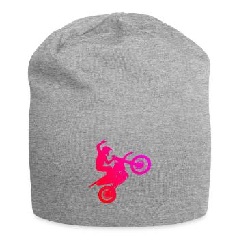 Freestyle Motocross Supermoto Dirt Bike Homme - Bonnet en jersey - gris chiné - Devant