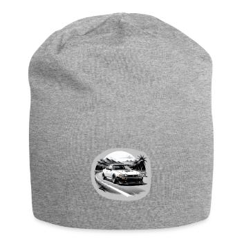JDM Sportcar tuning Driftcar Voiture Cadeau PS - Bonnet en jersey - gris chiné - Devant