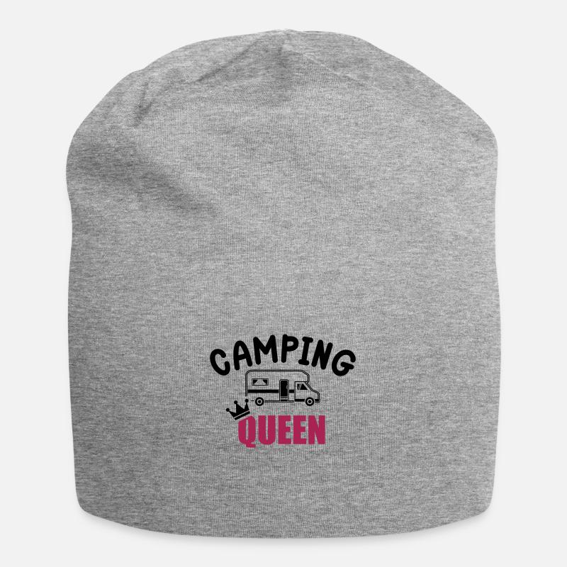 Wohnmobil - Jersey-Beanie - Grau meliert