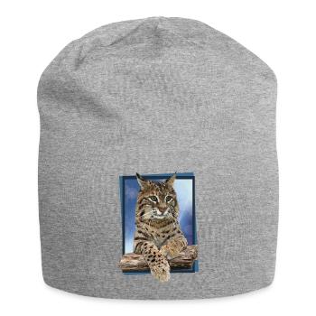 Lynx - Bonnet en jersey - gris chiné - Devant