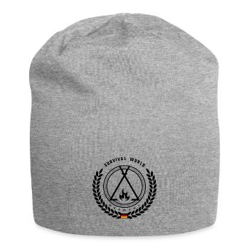 Logo 2025 (Original) Schwarz - Jersey Beanie - heather grey - Front