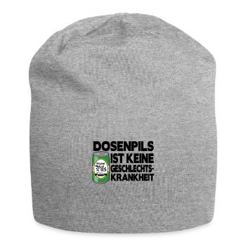 Dosenpils keine Geschlechtskrankheit lustig Spruch - Jersey-Beanie - Grau meliert - Vorne