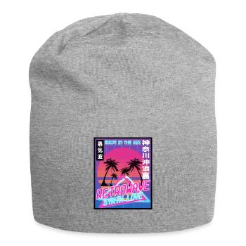 Vaporwave Aesthetic Style 80th MC Plunderphonics - Bonnet en jersey - gris chiné - Devant