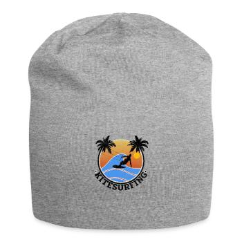 Kitesurfing Gift Kitesurfing Kite Surfing Kiter - Jersey Beanie - heather grey - Front