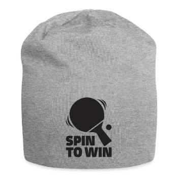 Spin To Win Ping-pong Outfit Table Tennis Player - Jersey Beanie - heather grey - Front