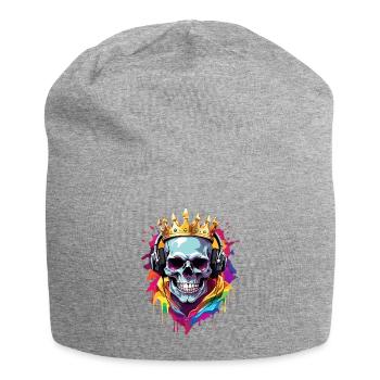Headphones - Jersey Beanie - heather grey - Front
