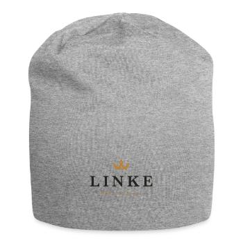 Linke Original Familienlogo - Jersey-Beanie - Grau meliert - Vorne