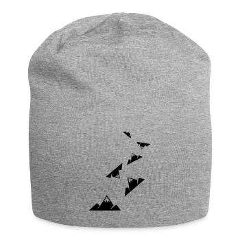 Montagnes En plein air - Bonnet en jersey - gris chiné - Devant