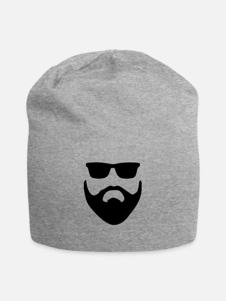 beard - Jersey-Beanie - Grau meliert