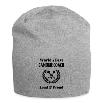 Der beste Camogie-Trainer der Welt. - Jersey-Beanie - Grau meliert - Vorne