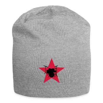 drum - Jersey Beanie - heather grey - Front