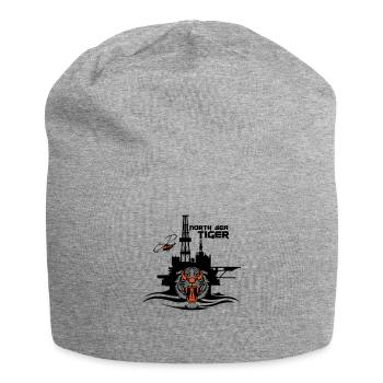 North Sea Tiger Oil Rig Platform Aberdeen - Jersey Beanie - heather grey - Front