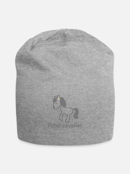 bb cavalier - Bonnet en jersey - gris chiné