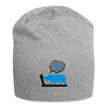 Fitness - Jersey-Beanie - Grau meliert - Vorne