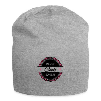 Best Cook ever - Jersey-Beanie - Grau meliert - Vorne