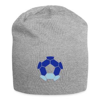 REVERSE (Negative image) FOOTBALL ball - Jersey Beanie - heather grey - Front